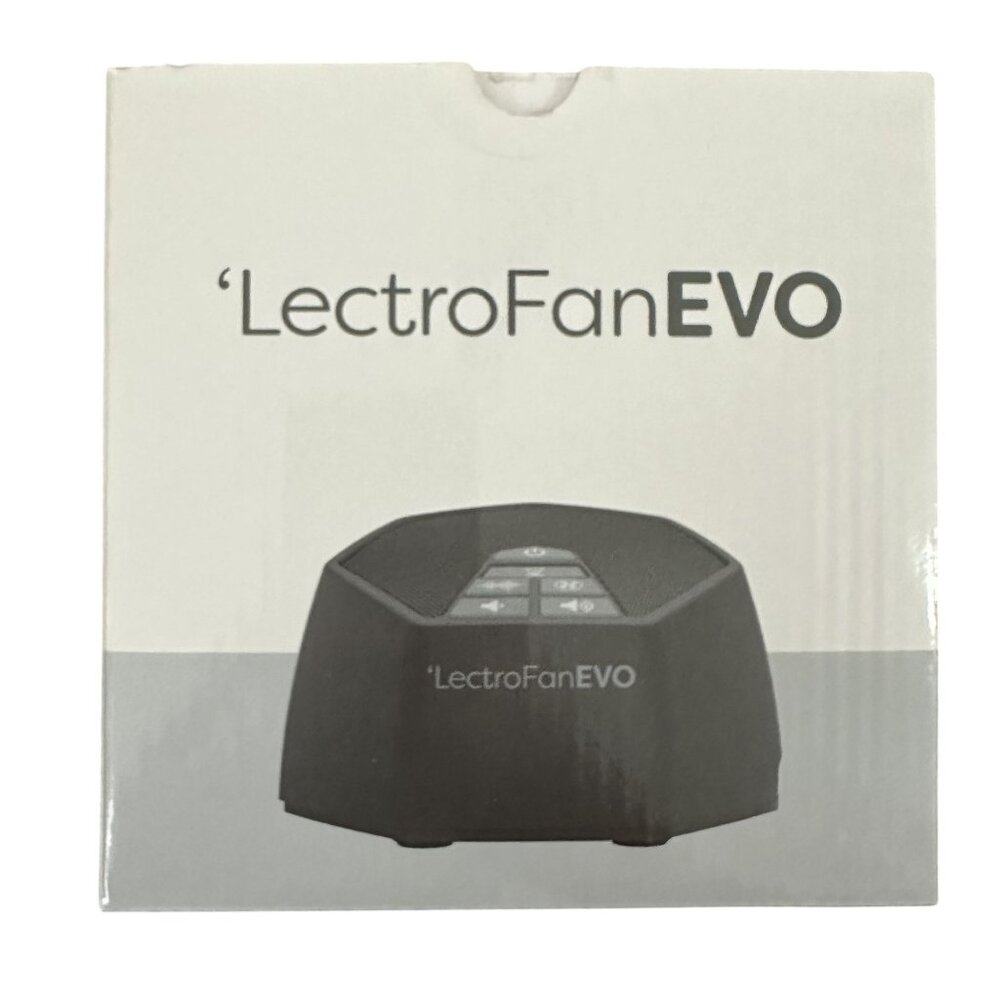 ASTI Lectrofan EVO Sound Machine ASM1020 Non-Looping Adaptive Noise Black
